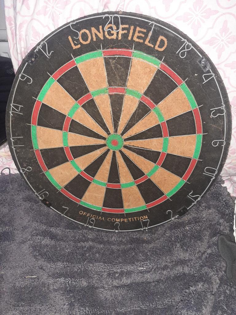 Longfield Dartbord - Official Competition, Ophalen, Gebruikt, Dartbord