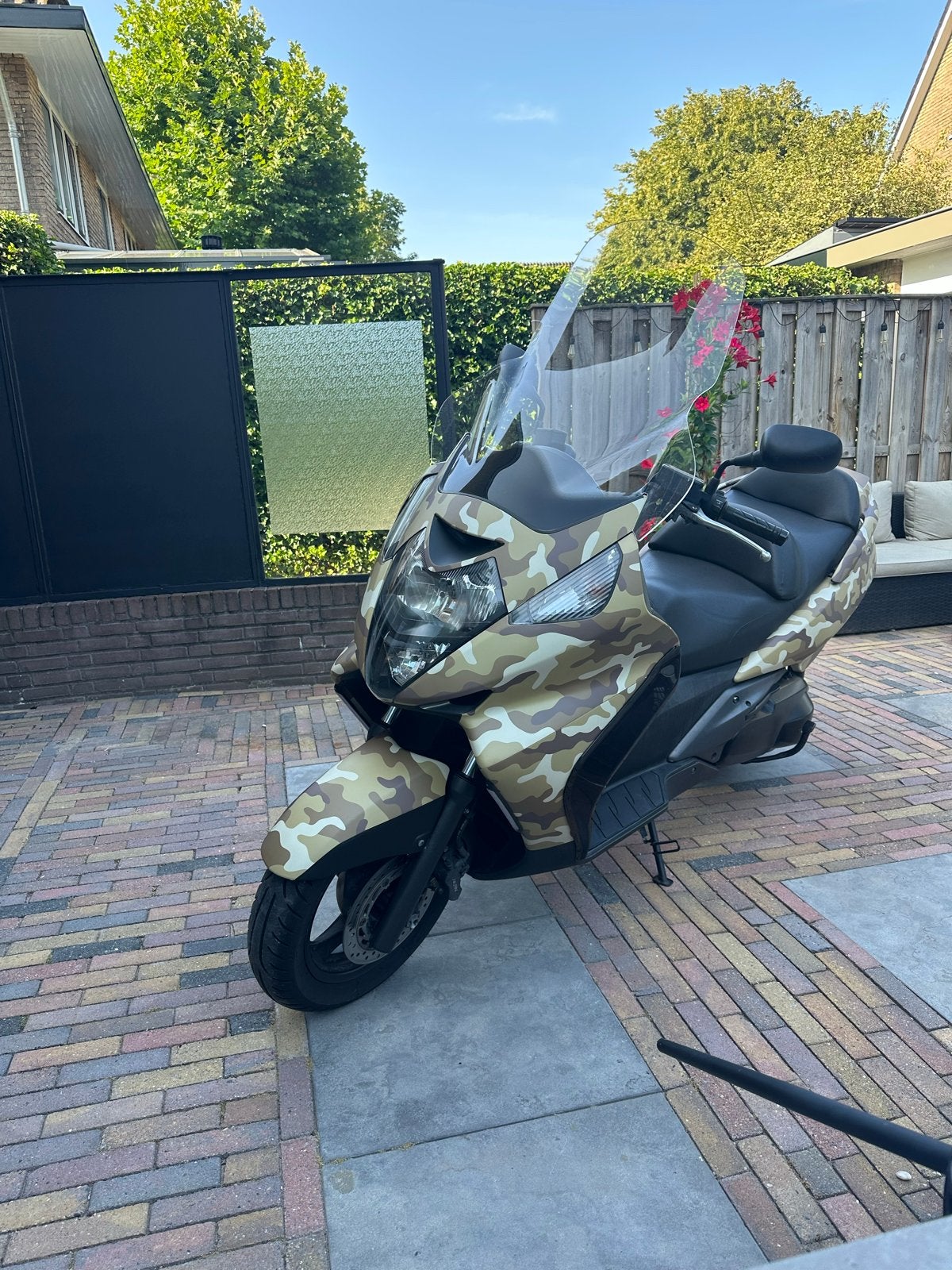Honda Silverwing 400 - Camouflage Wrap, Ophalen, Benzine, 400 cc, Gebruikt