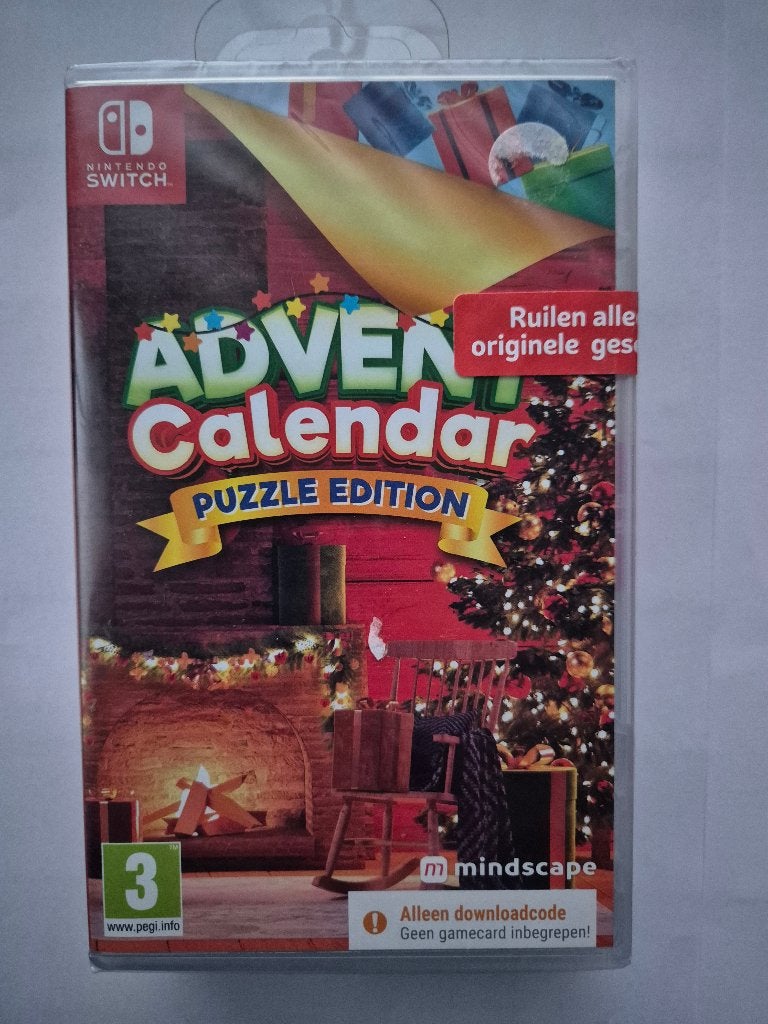 advent calendar PUZZLE EDITION (Downloadcode in box) NEW, 1 speler, Nieuw, Ophalen of Verzenden, Vanaf 3 jaar