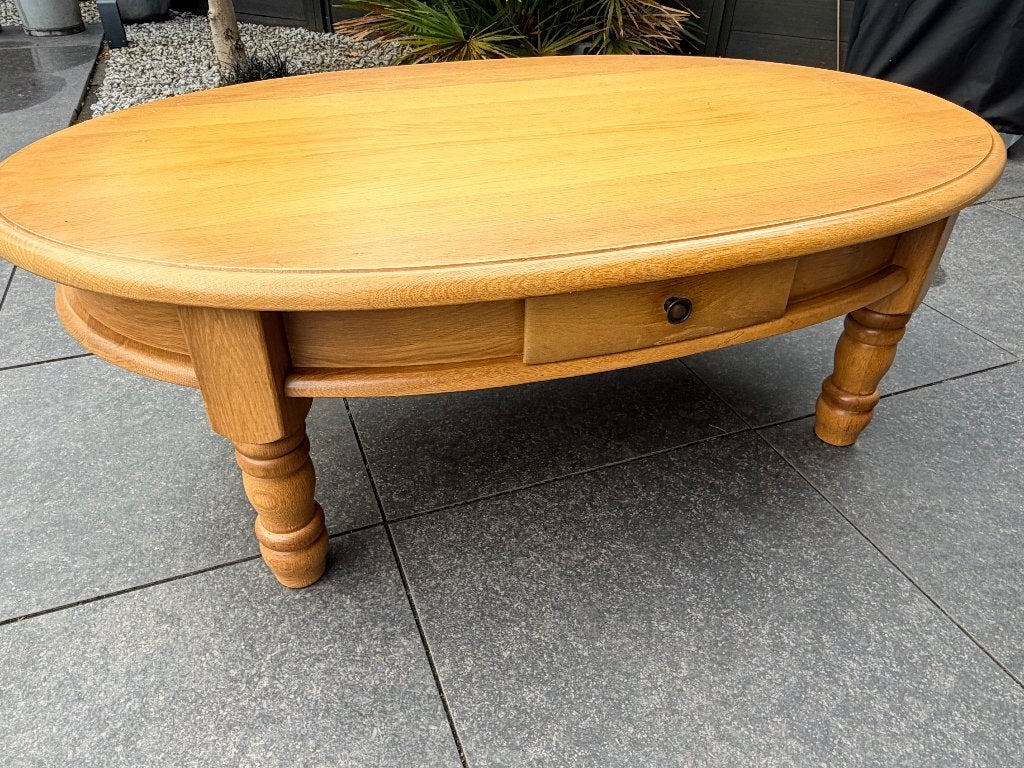 Mooie grenen salontafel incl laatjes (GRATIS), Ophalen, Gebruikt, Grenen, 50 tot 100 cm