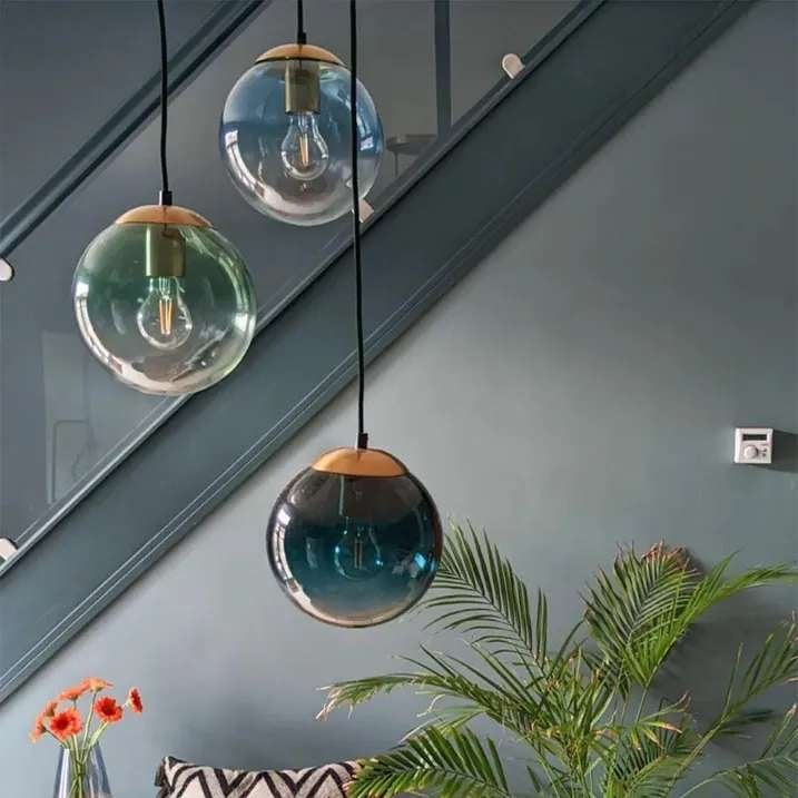 Hanglamp Nieuw in Doos, Huis en Inrichting, Lampen | Hanglampen, Ophalen of Verzenden, Nieuw, Glas, Luxe