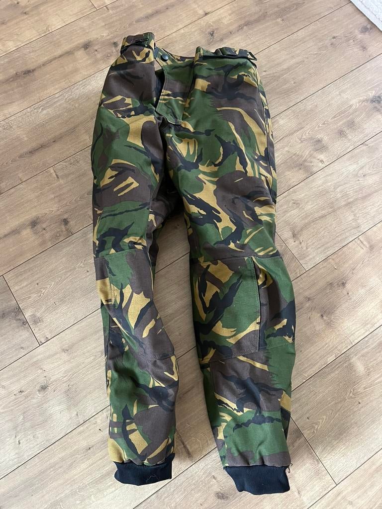 Damen camouflage motorbroek maat 52 / L, Ophalen of Verzenden, Tweedehands, Broek | textiel