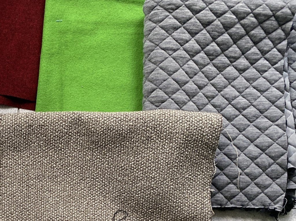 Bundel meubelstoffen: De Ploeg, Kvadrat, Gabriel, Camira, Hobby en Vrije tijd, Wol, Meerkleurig, 120 cm of meer, Nieuw