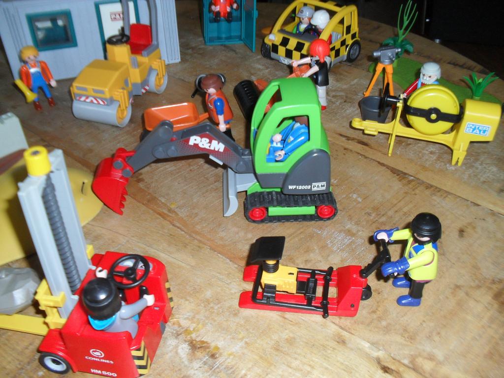 Playmobil weg werkzaam heden set no 65, Ophalen of Verzenden, Zo goed als nieuw, Los playmobil