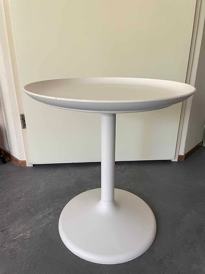 Vintage Ikea PS Sandskär bijzettafeltje dienbladtafel, Gebruikt, Rond, Modern, Ophalen