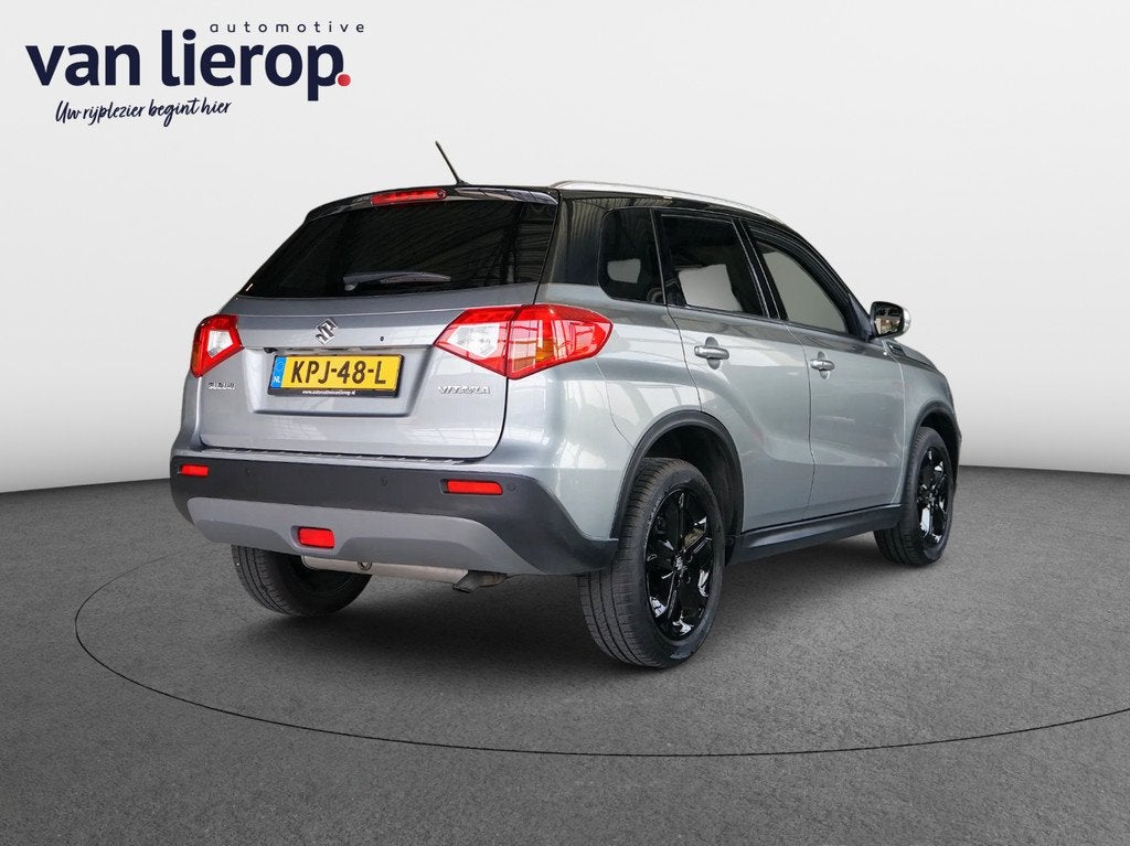 Suzuki Vitara 1.4 | NAVI|CAMERA|STOELVERW|1/2 LEDER|KEYLESS, Auto's, Suzuki, Gebruikt, Zwart, 4 cilinders, 1210 kg