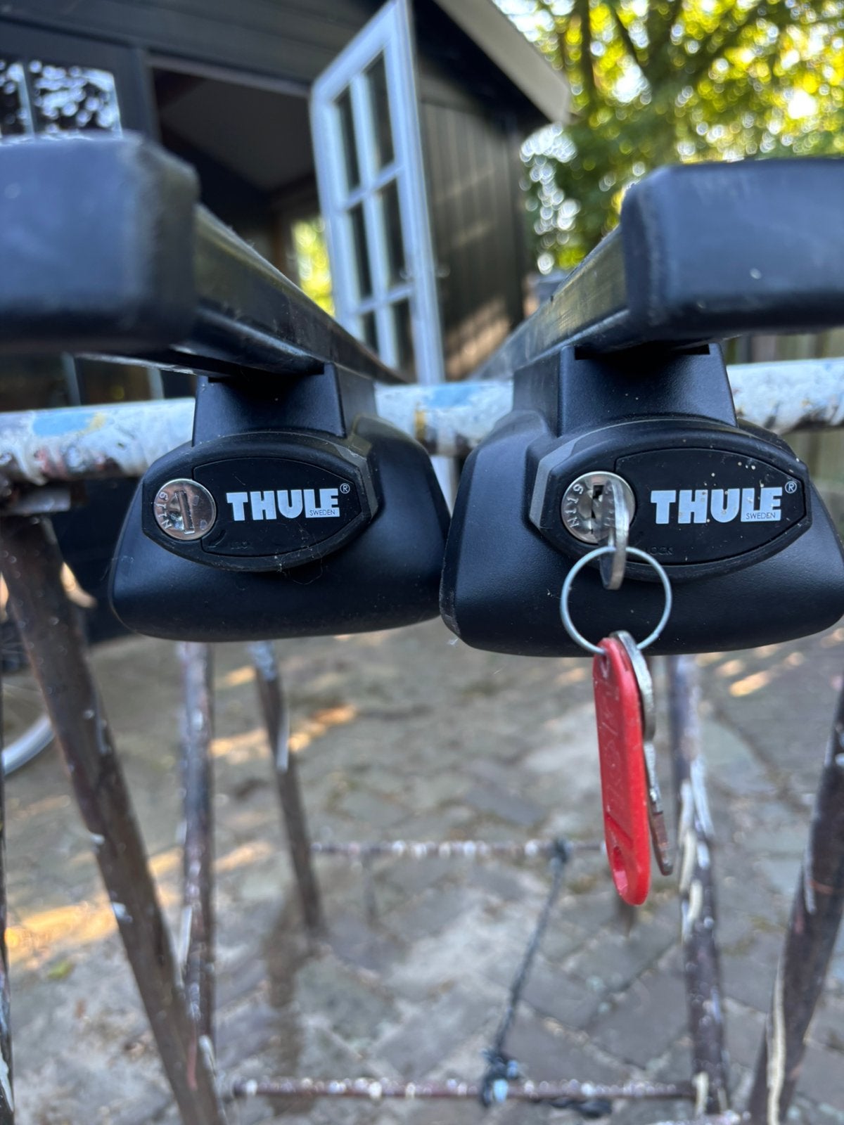 dakdragers thule, Auto diversen, Dakdragers, Ophalen, Gebruikt