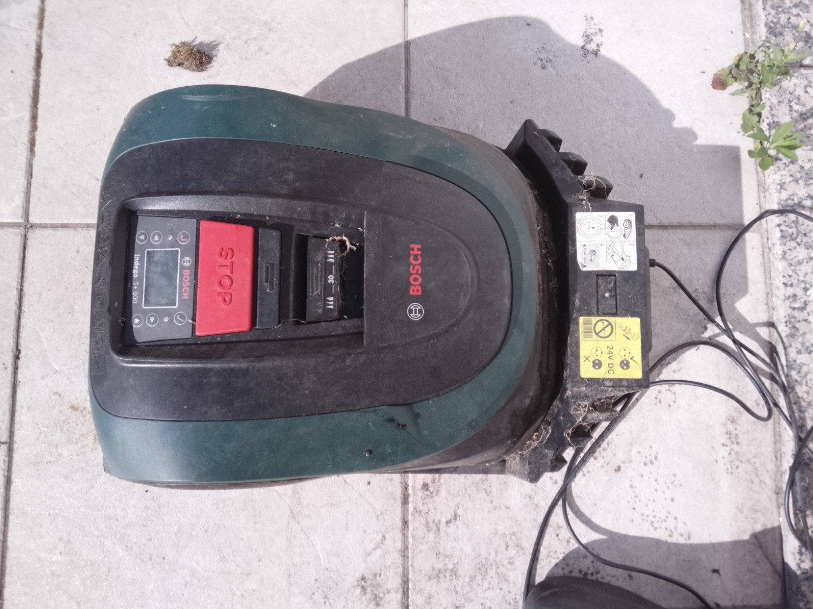 Bosch Indego S+ 500 Robotmaaier - Gebruikt, Tuin en Terras, Cirkelmaaier, Gebruikt, Accu-grasmaaier, Ophalen of Verzenden