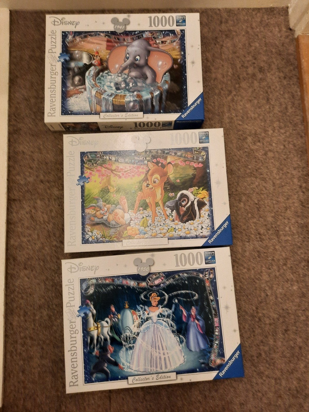 Disney Collector's Edition puzzels 1000 stukjes, Ophalen of Verzenden, Overige typen