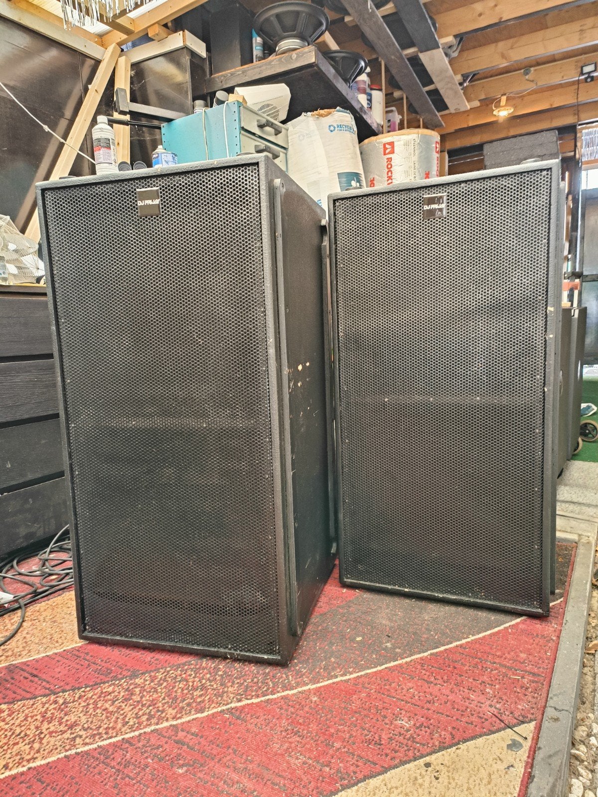2x Road Performance Professional S18P Dubbele 18 inch Subs, Audio, Tv en Foto, Gebruikt, Subwoofer, Ophalen, 150 watt of meer