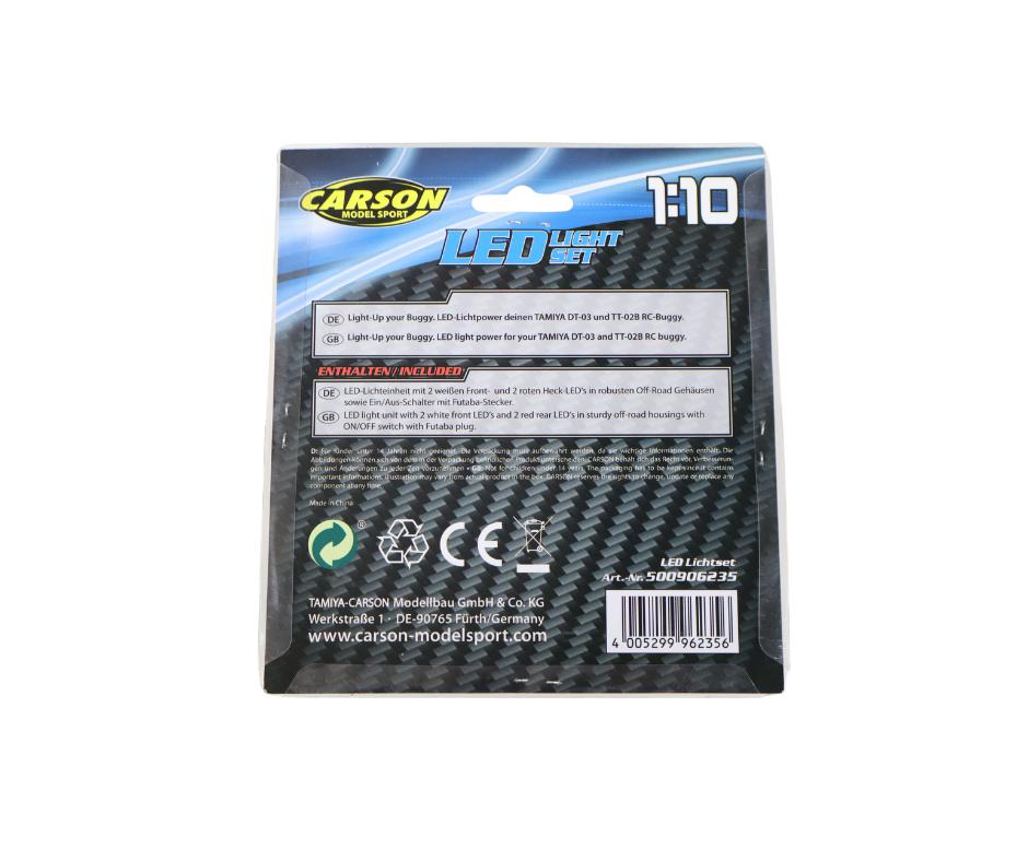 Carson 906235 LED Licht-set voor Tamiya DT03/TT02B, Ophalen of Verzenden, Nieuw, Overige schalen, Onderdeel