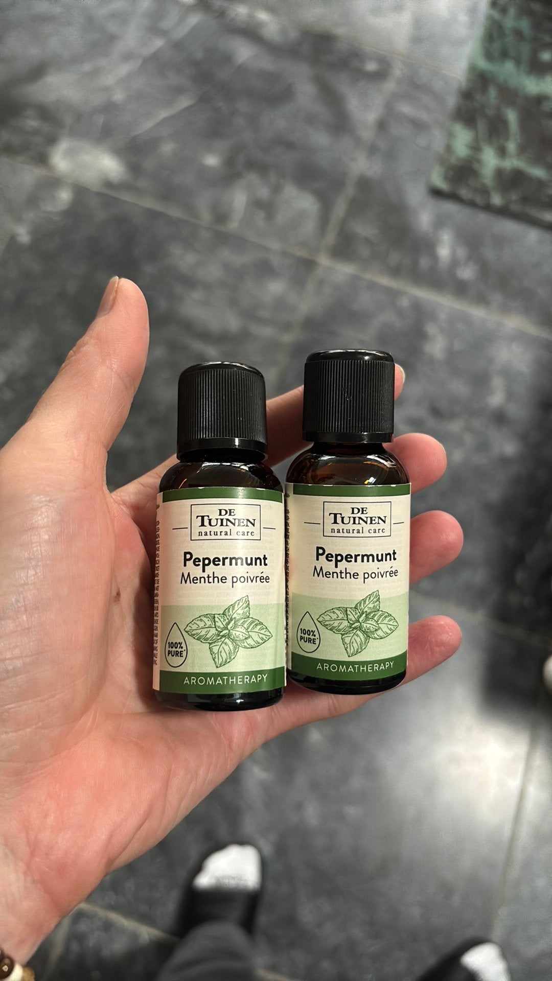 Pepermunt olie, Ophalen, Nieuw, Aroma