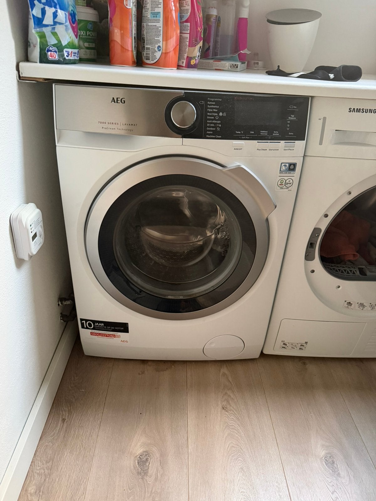 Wasmachine L7FE96CS (lager is versleten), Witgoed en Apparatuur, Ophalen, Zo goed als nieuw, 1200 tot 1600 toeren, 85 tot 90 cm