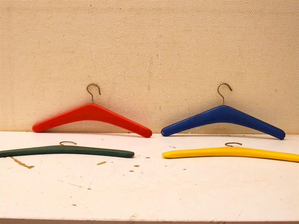 4 stuks Vintage Kledinghangers 51876, Ophalen of Verzenden, Nieuw, Volwassenen