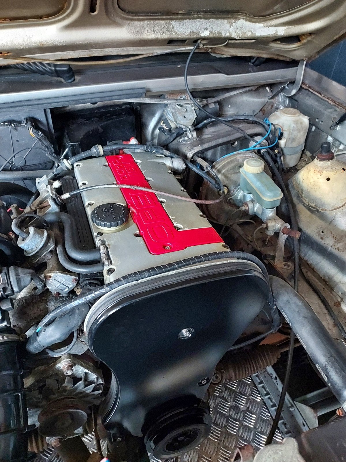te koop Opel c20xe 16v motor met Coscastkop Redtop, Ophalen, Gebruikt, Opel