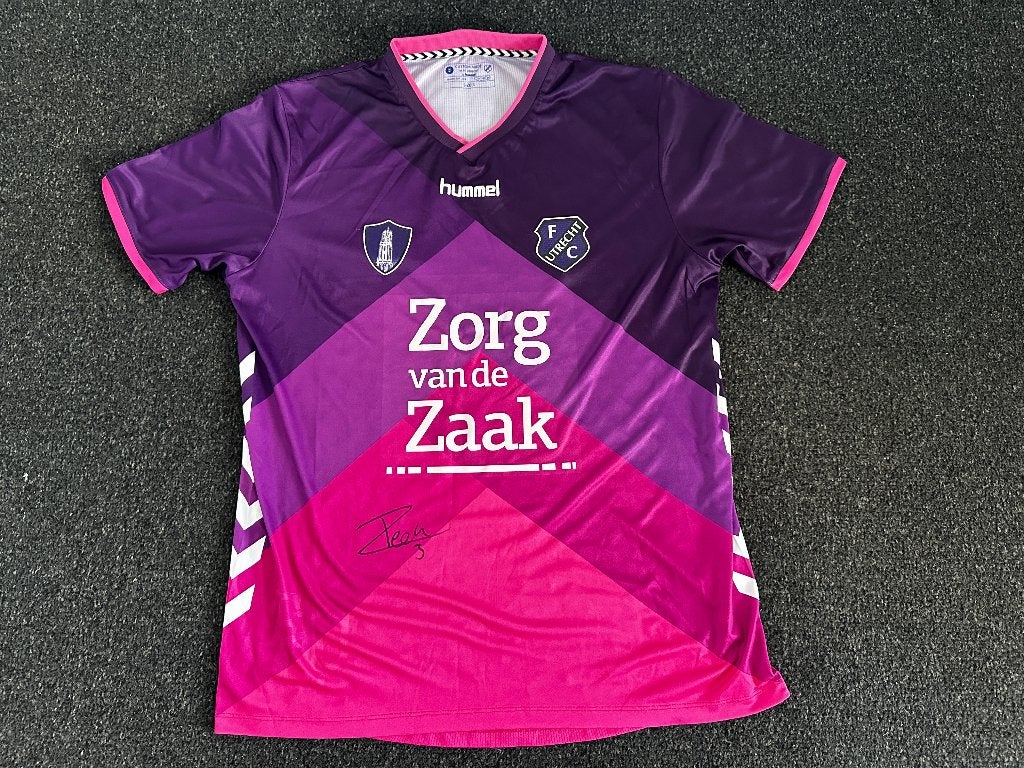 Gesigneerd voetbalshirt, Ophalen of Verzenden, Zo goed als nieuw, F.C. Utrecht, Shirt