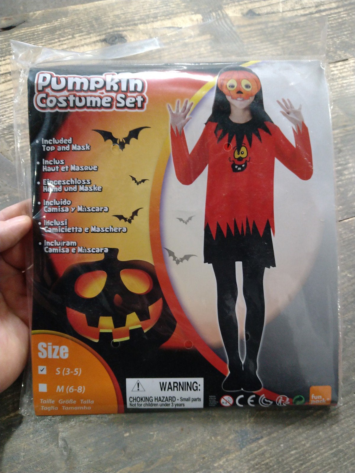 60 Halloween kostuum setjes met shirt en masker, Ophalen of Verzenden, Nieuw, Jongen of Meisje