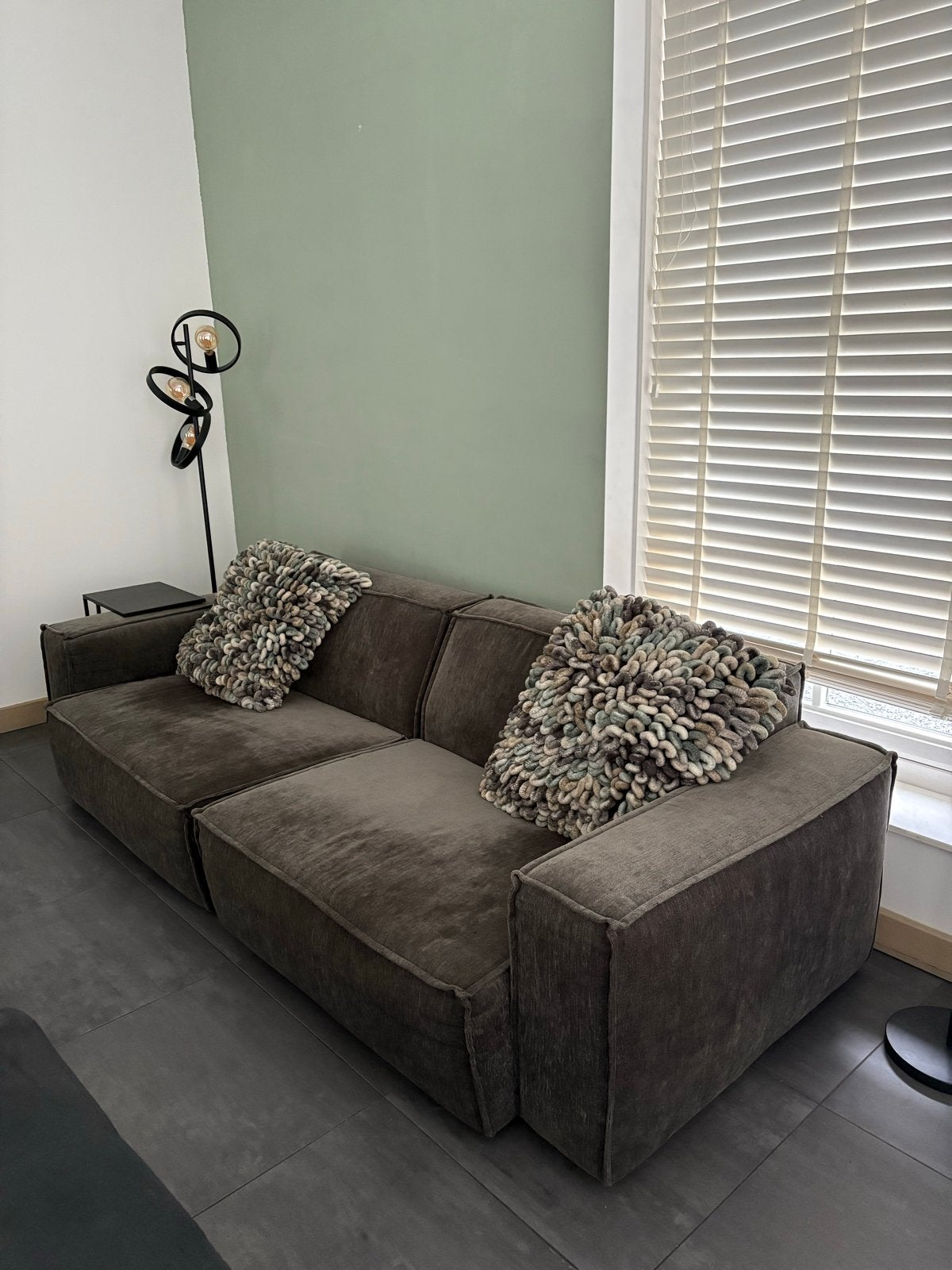Comfortabele 3-zits bank van het merk Enzo Luca., Ophalen, Gebruikt, 100 tot 125 cm, Driepersoons