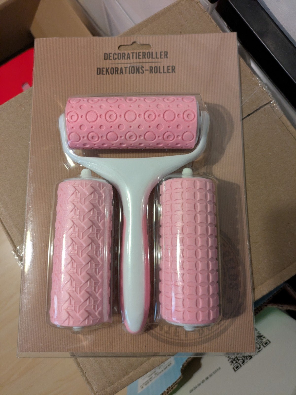 Xenos Decoratieroller Set voor Marsepein/Fondant, Ophalen of Verzenden, Nieuw, Taarten of Cupcakes, Versiering
