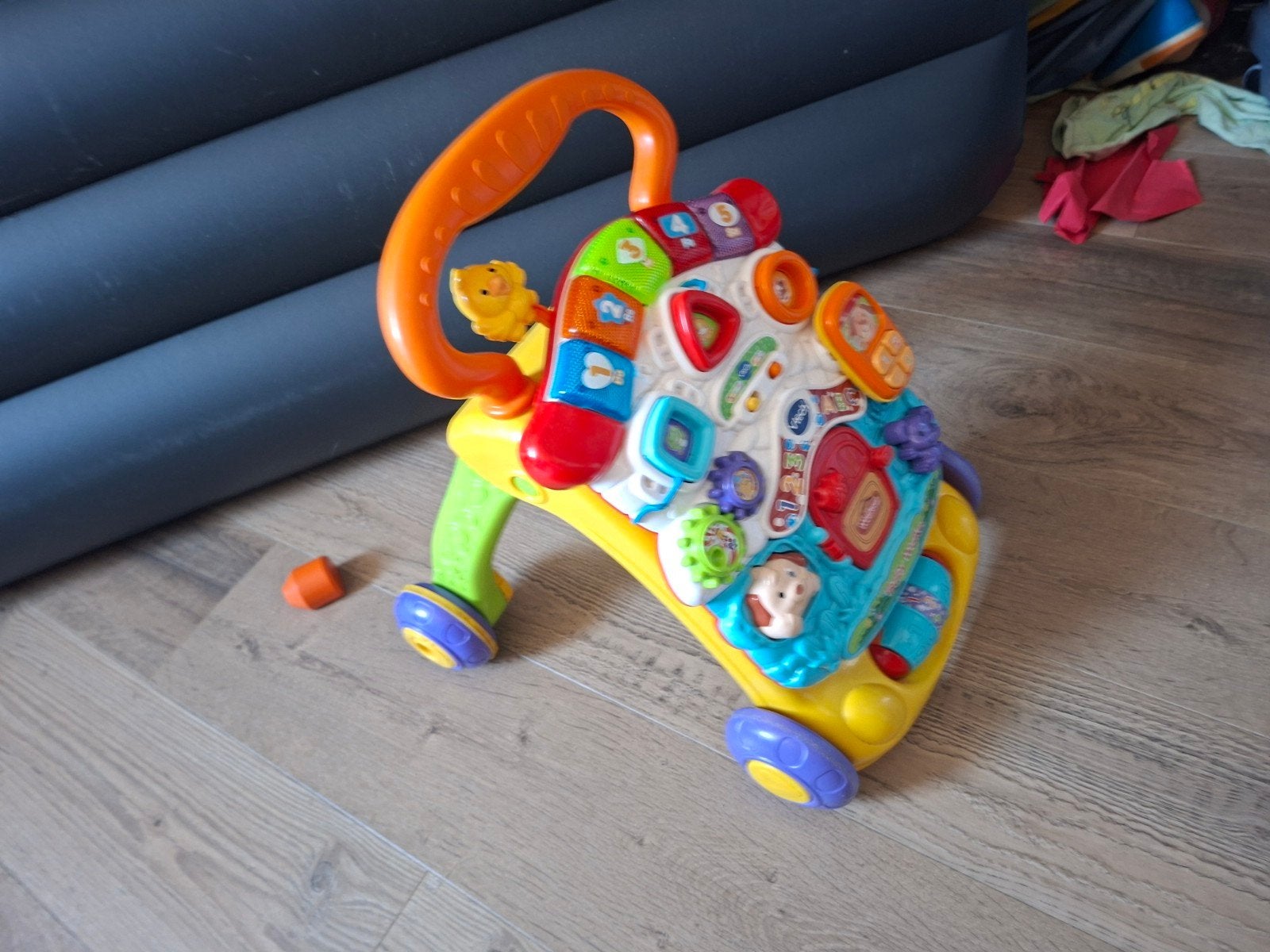 VTech 2-in-1 Loopwagen en Activiteitencentrum, Ophalen of Verzenden, Gebruikt, Overige typen, Met licht