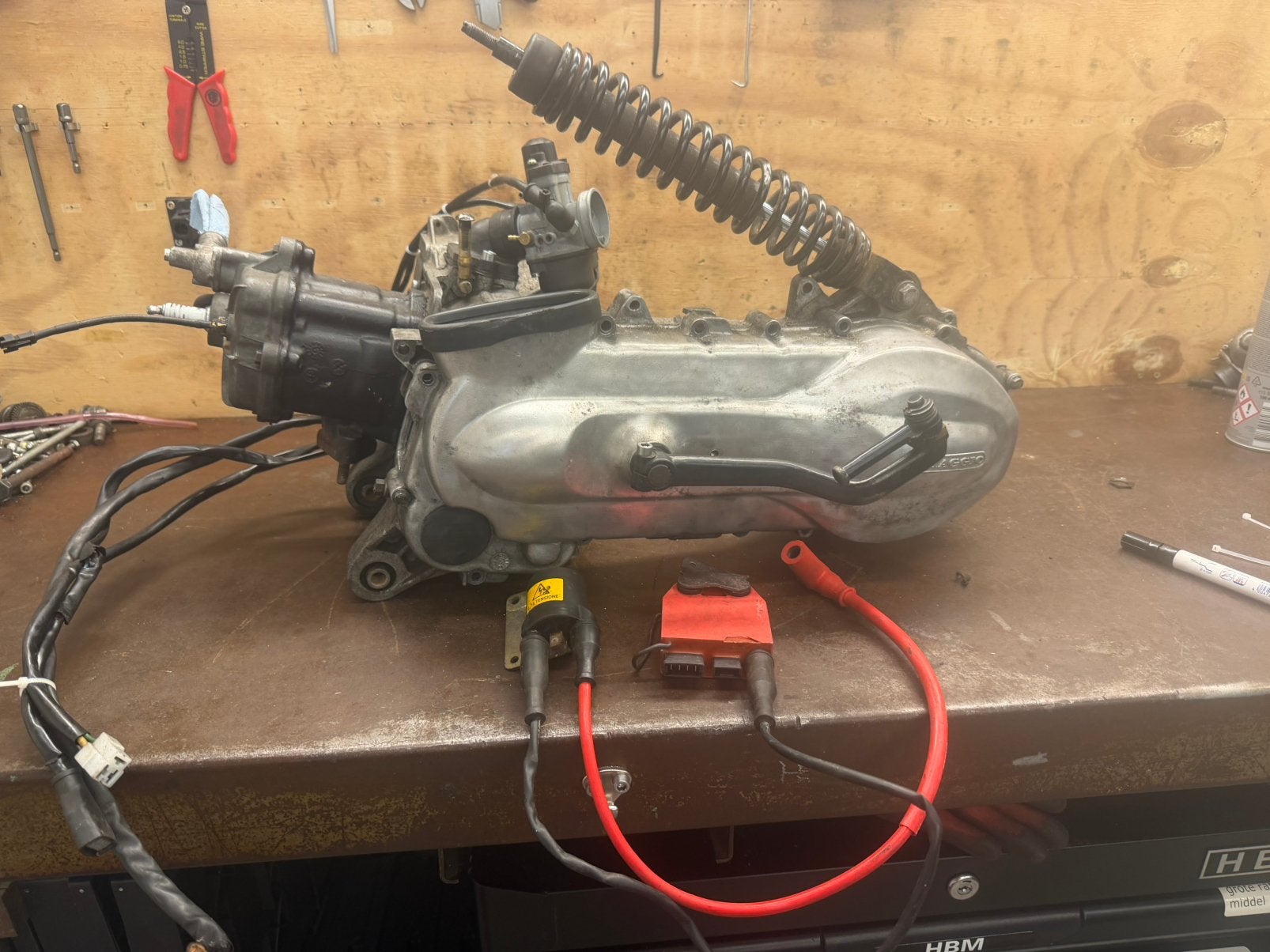 Hexagon 125 plug and play blok, Motoren, Ophalen of Verzenden