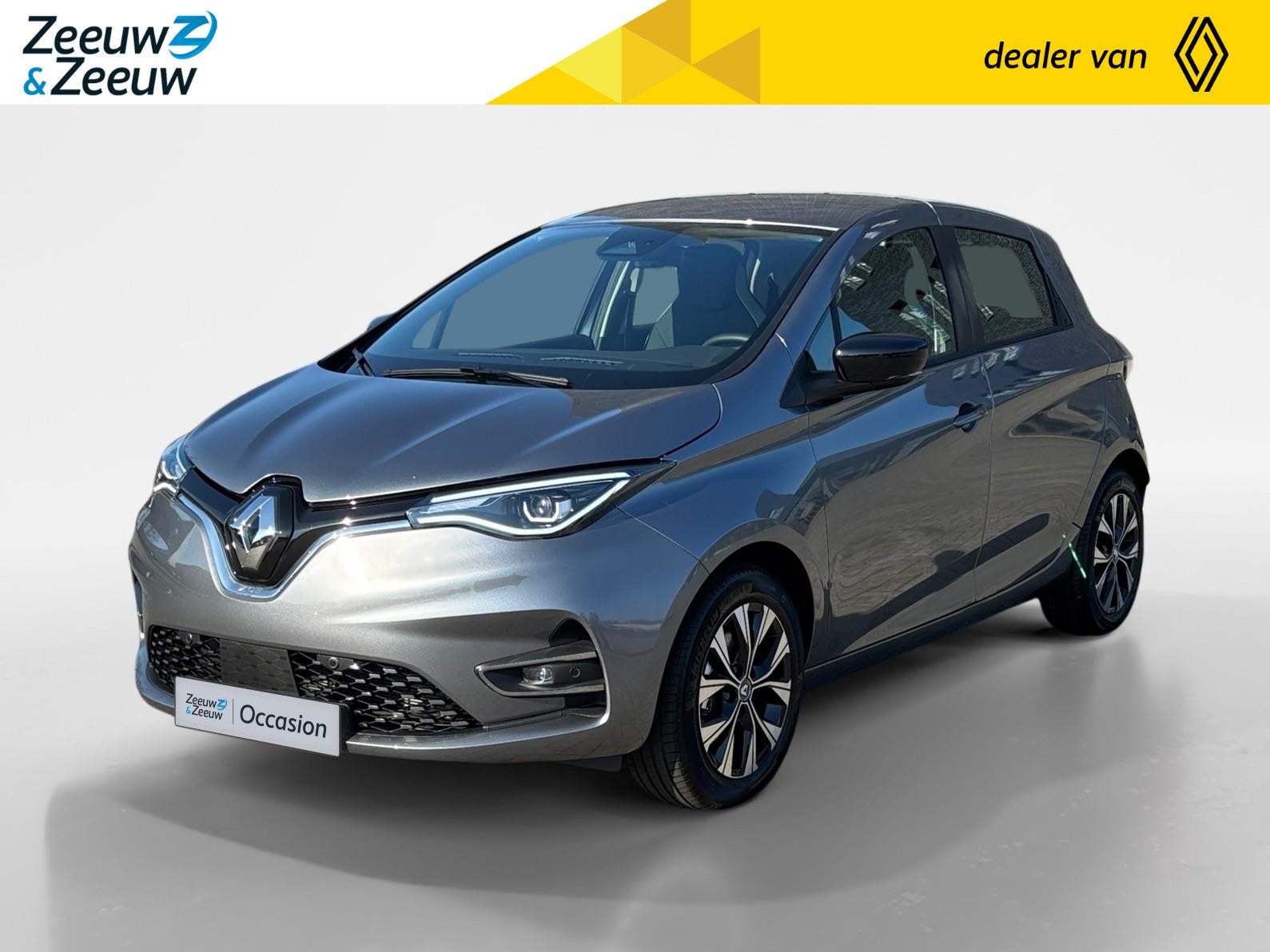 Renault ZOE R135 Evolution 52 kWh Automaat | DEMO | Camera |, Auto's, Zwart, 180 min, Origineel Nederlands, 385 km