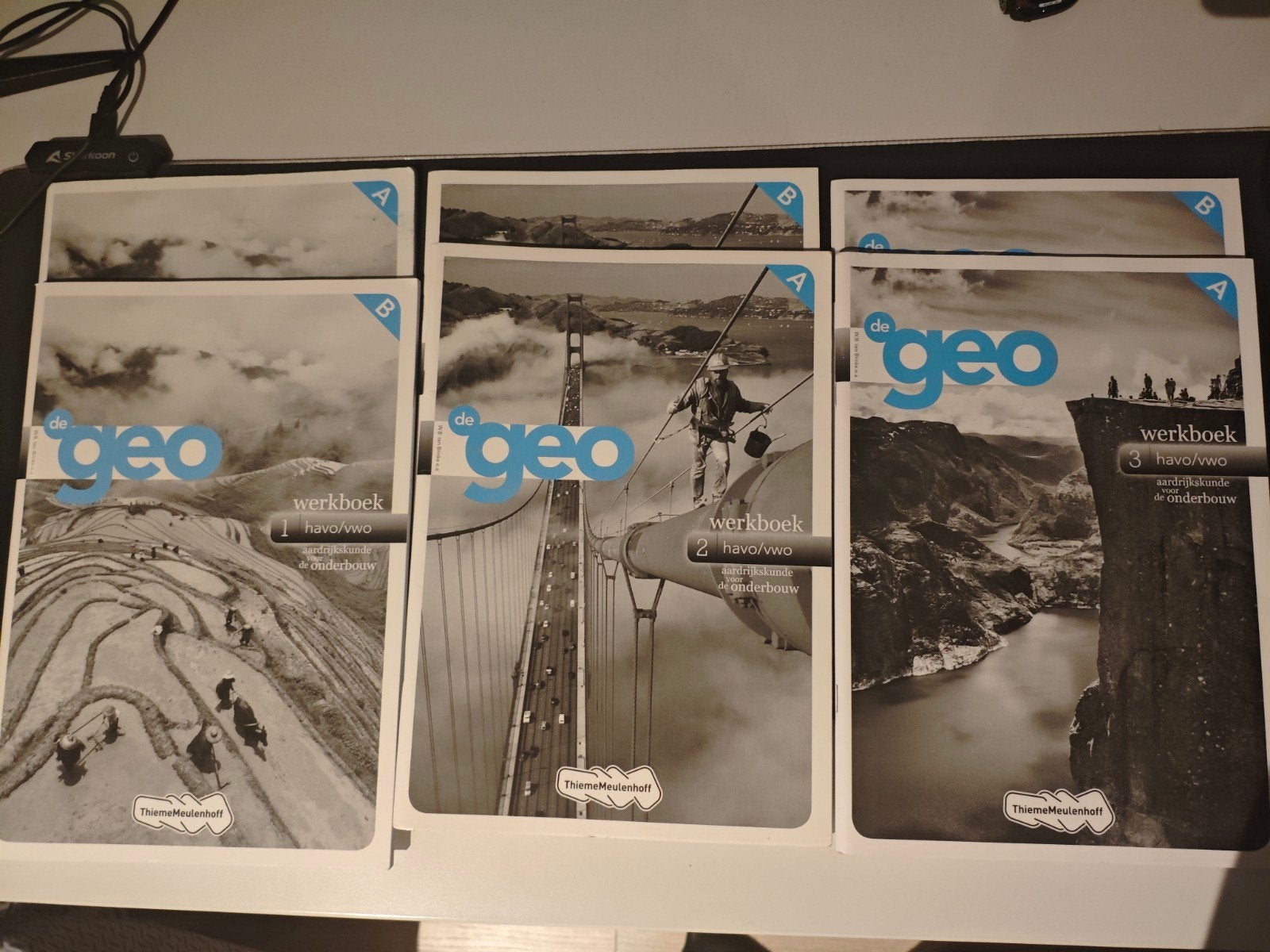 De Geo werkboeken 1, 2, 3 havo/vwo onderbouw aardrijkskunde, Boeken, Ophalen of Verzenden, Gelezen, HAVO, Aardrijkskunde