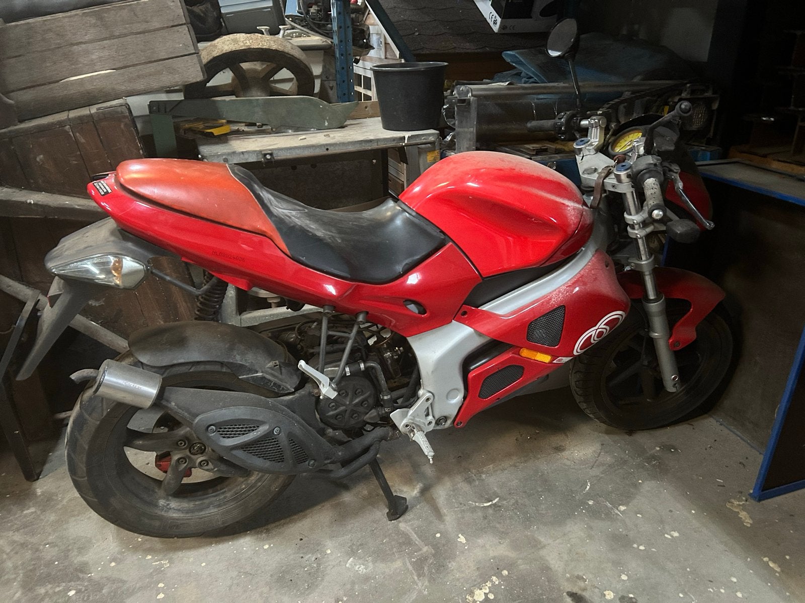 3x Gilera DNA - Rood, Zwart, Blauw + onderdelen, Ophalen, Gebruikt, Overige typen, Gilera