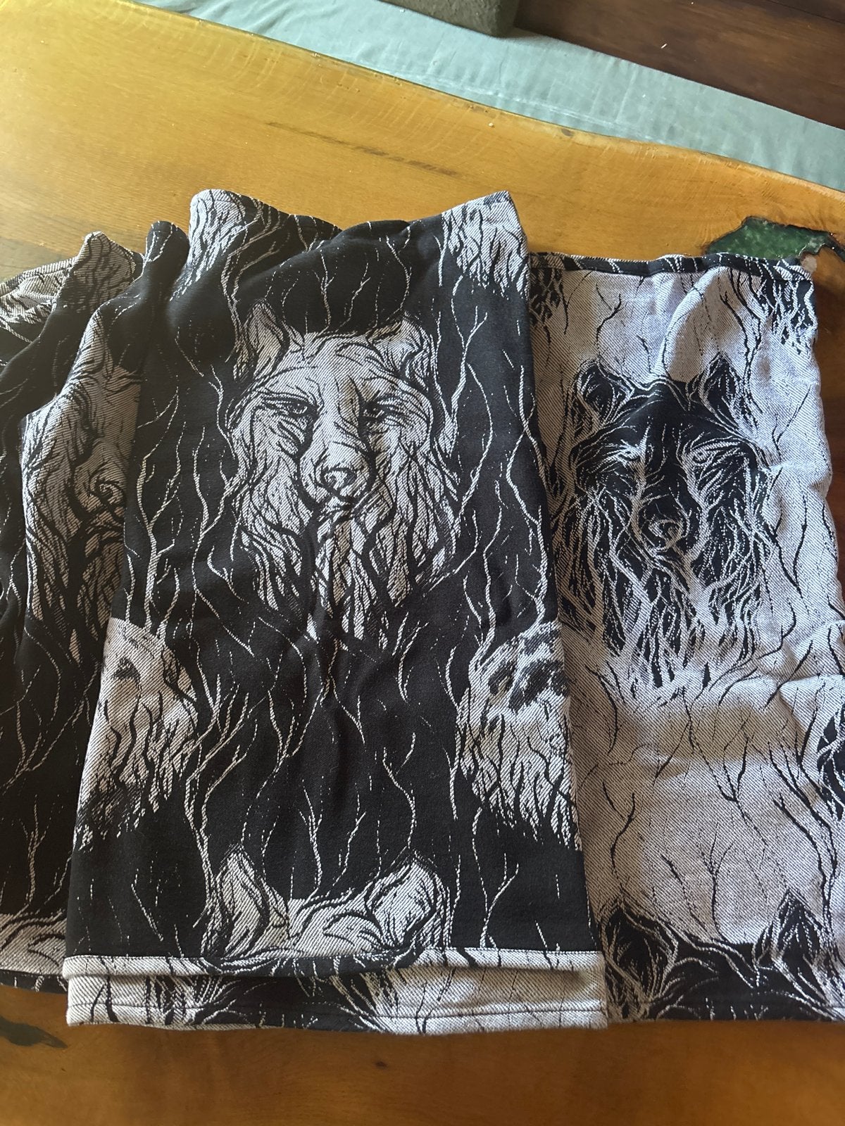 Yaro Slings Wolf Duo Black&White geweven draagdoek, Overige merken, Draagdoek, Ophalen of Verzenden, Zo goed als nieuw