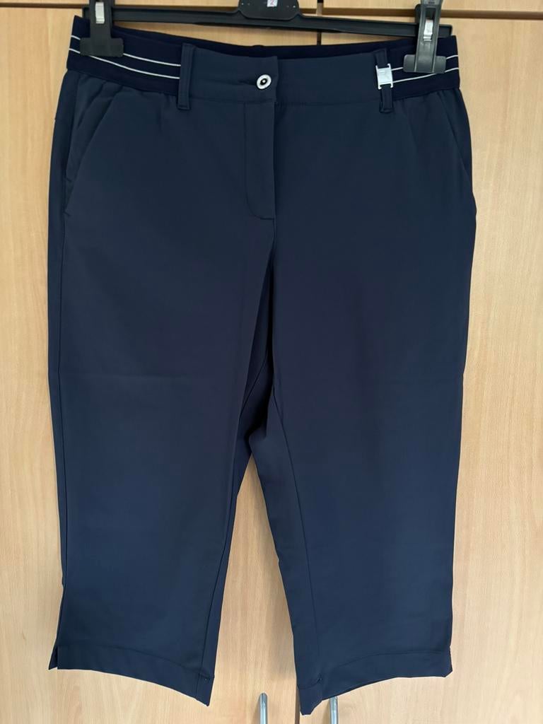 Chervo (golf) broek blauw, Zo goed als nieuw, Driekwart, Maat 36 (S), Verzenden