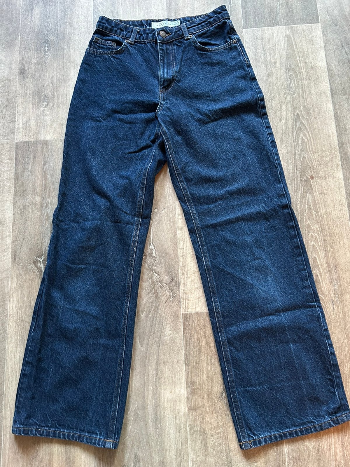 Broek dames maat 36 (s) het merk: amisu, Ophalen of Verzenden, Zo goed als nieuw, Blauw, Overige jeansmaten
