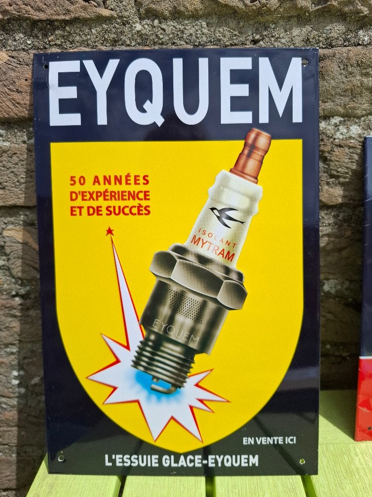Reclamebord Eyquem, Ophalen of Verzenden, Nieuw, Auto's