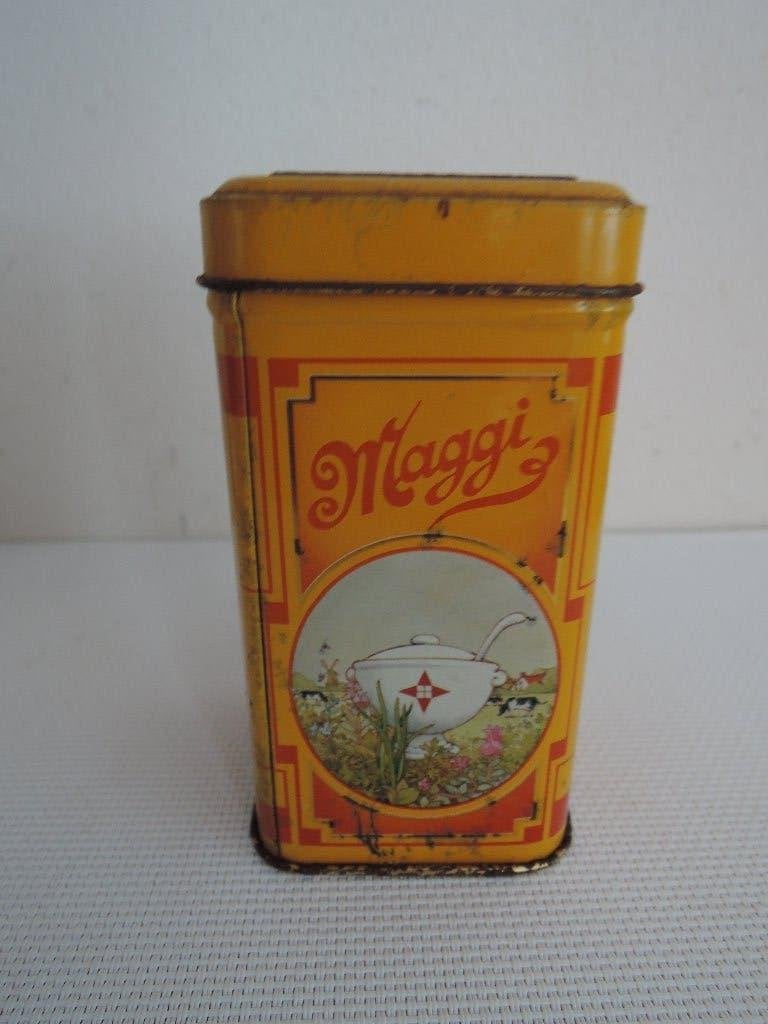 Vintage Maggi blikje, Ophalen of Verzenden, Gebruikt, Overige, Overige merken