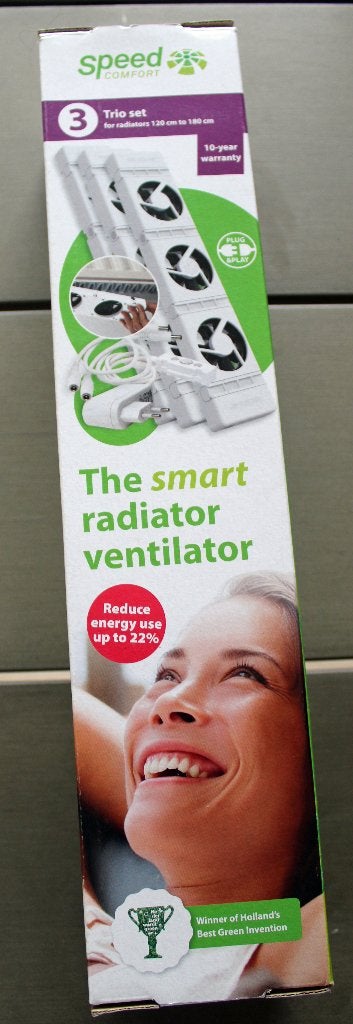 Speed comfort radiator ventilator, Minder dan 30 cm, Radiator, Minder dan 60 cm, Ophalen of Verzenden