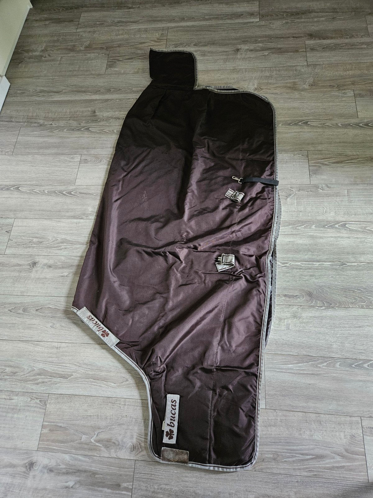 Bucas smartex rain bruin met onderdeken, Dieren en Toebehoren, Paarden en Pony's | Dekens en Dekjes, Ophalen of Verzenden, Gebruikt