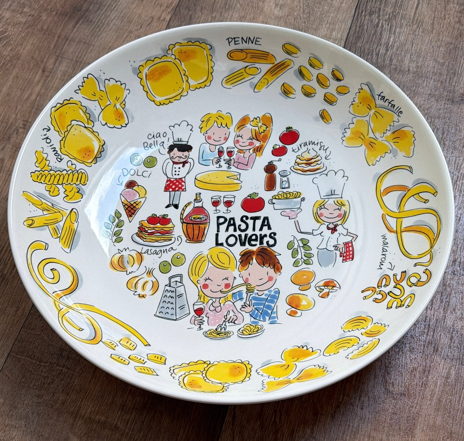 Blond Amsterdam grote pasta schaal, Huis en Inrichting, Keuken | Servies, Ophalen, Nieuw, Schaal of Schalen, Aardewerk