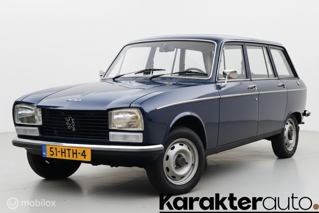 Peugeot 304 1.3 GL Break | mooie oldtimer in originele staat, Auto's, Blauw, Handgeschakeld, Radio, Blauw