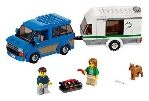 LEGO City  Busje & caravan 5-12 | #60117 | 250 Onderdelen, Lego, Complete set, City, Gebruikt