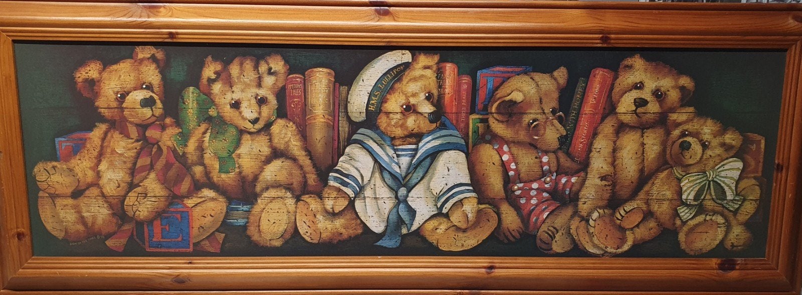 Beren schilderij, Ophalen of Verzenden, 75 tot 100 cm, 5 – 50, Print