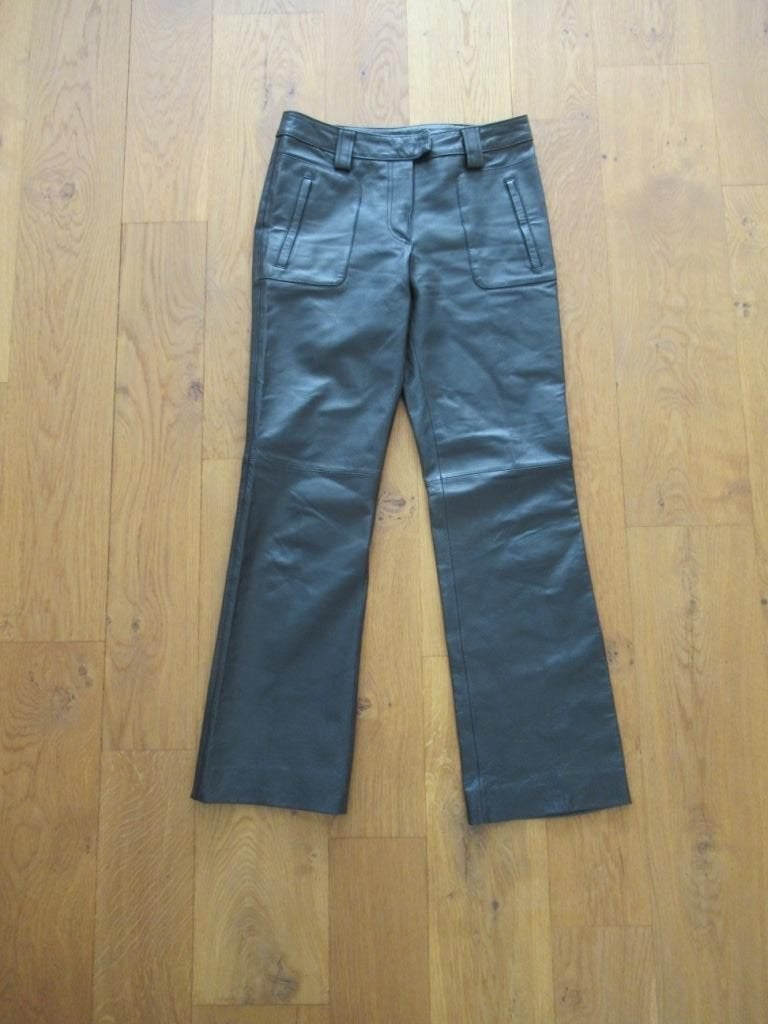 Rundlederen dames pantalon, Kleding | Dames, Zwart, Ophalen of Verzenden, Zo goed als nieuw, Maat 36 (S)