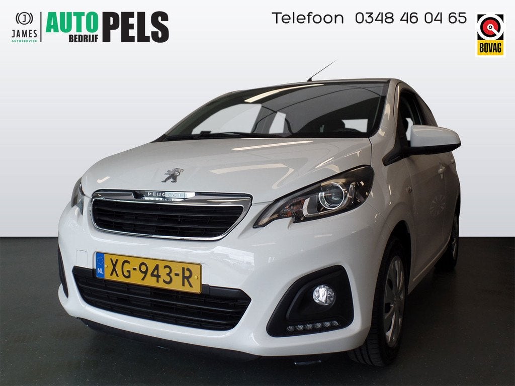 Peugeot 108 1.0 e-VTi Active, 73pk, 5drs Airco, Elek ramen,, Voorwielaandrijving, Stof, Gebruikt, Euro 6