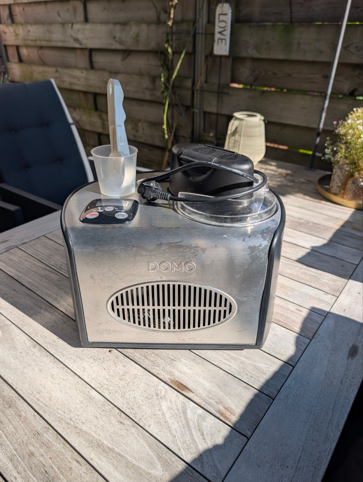 Domo DO9030I Luxe Zelfvriezende IJsmachine 1,5L (RVS) – Comp, Ophalen