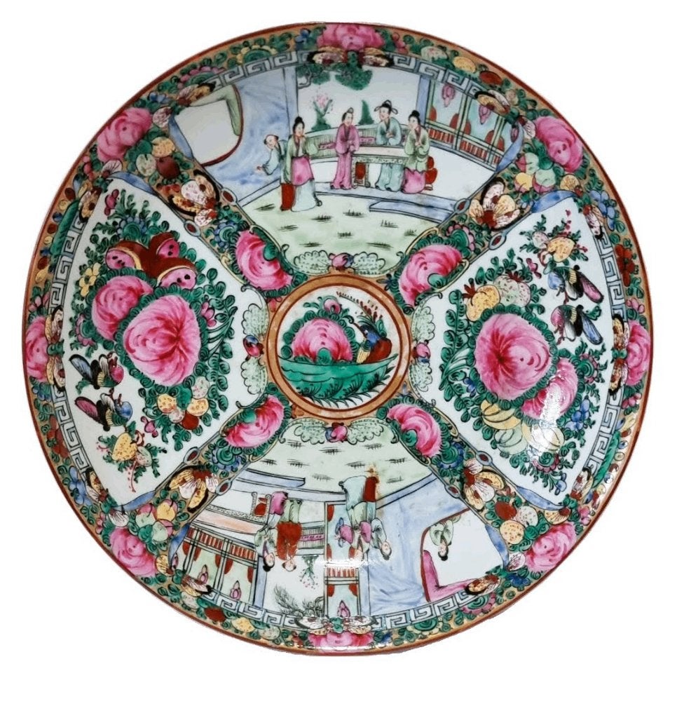 Groot Chinese porseleinen schotel., Ophalen of Verzenden