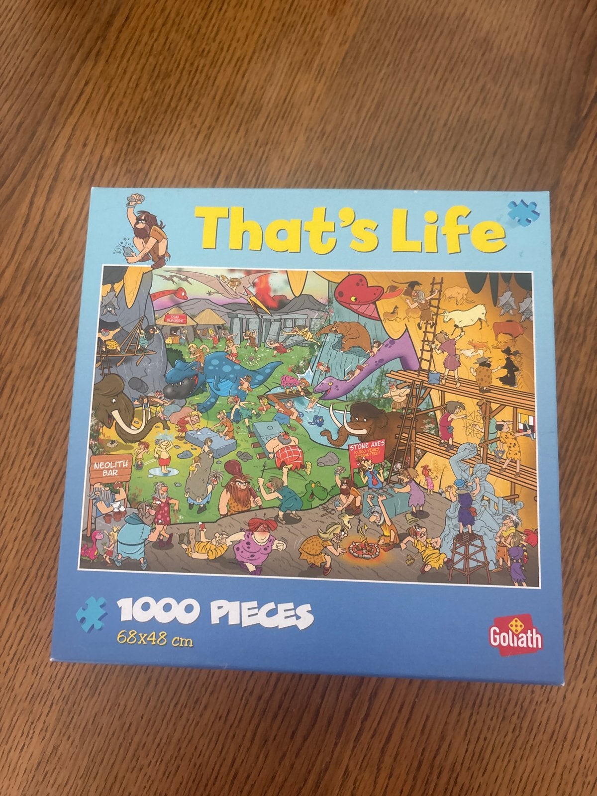 Goliath That's Life Puzzel 1000 Stukjes - Prehistorie, Hobby en Vrije tijd, Denksport en Puzzels, Ophalen of Verzenden, 500 t/m 1500 stukjes