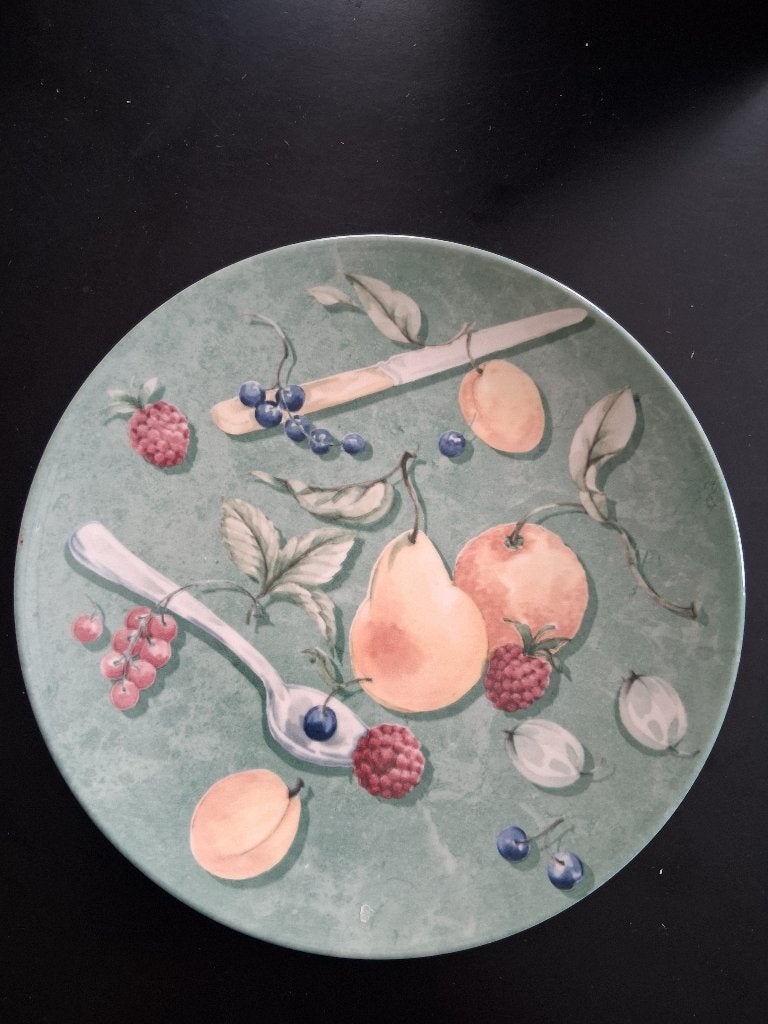 Wedgwood bord 'fruit' *eureka*, Ophalen of Verzenden, Zo goed als nieuw, Bord(en), Wedgwood