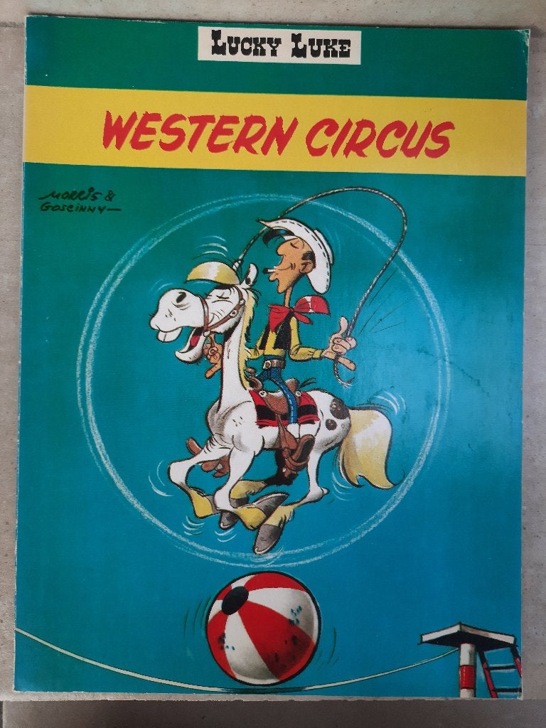 Lucky Luke - Western Circus 1972 (1e druk), Eén stripboek, Ophalen of Verzenden, Zo goed als nieuw