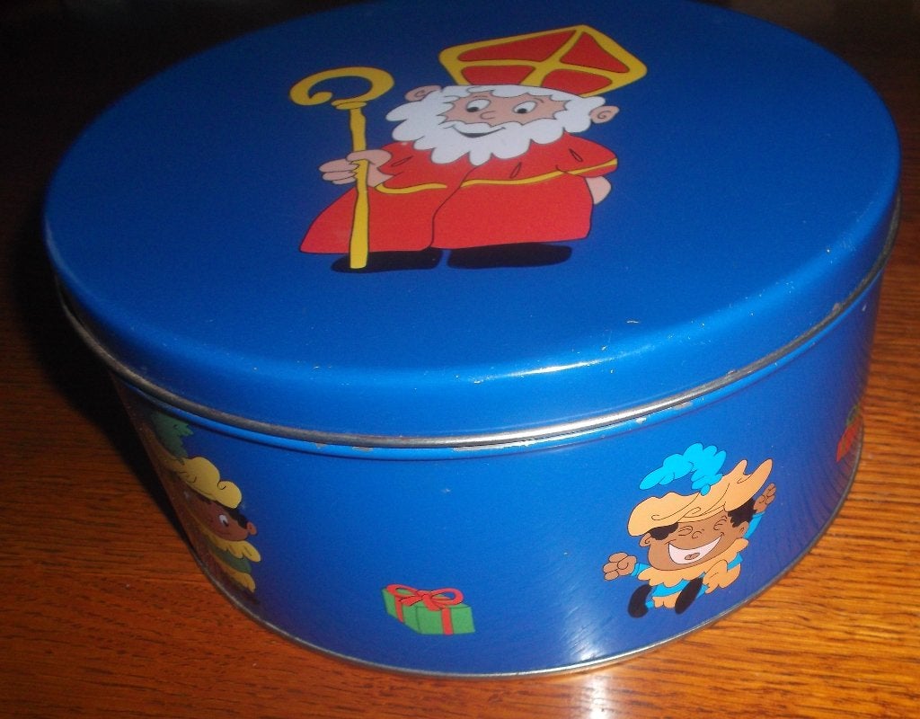 Sinterklaas blik , Diversen, Ophalen, Gebruikt