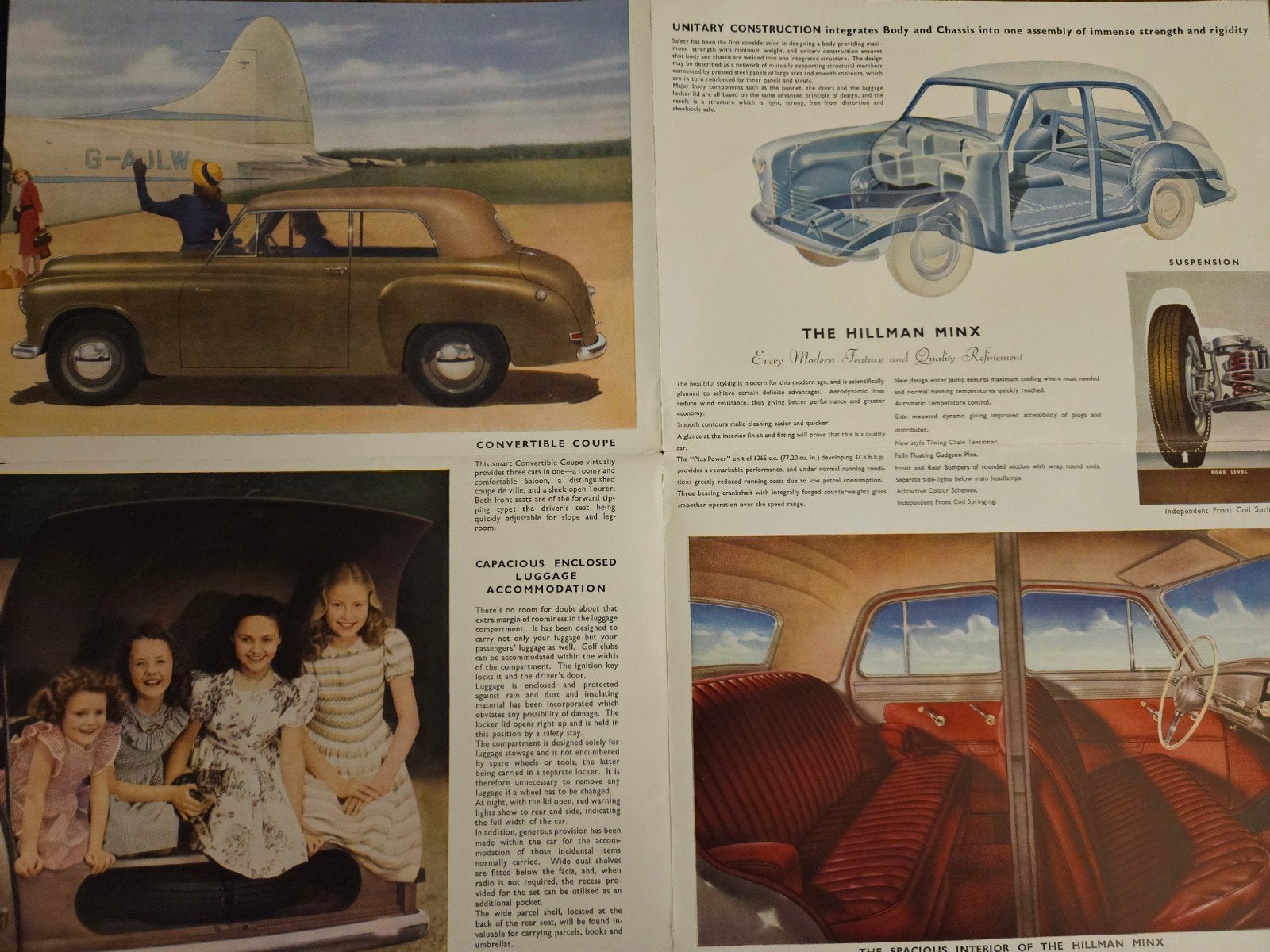 Brochure Hillman Minx, Ophalen of Verzenden, Zo goed als nieuw, Overige merken