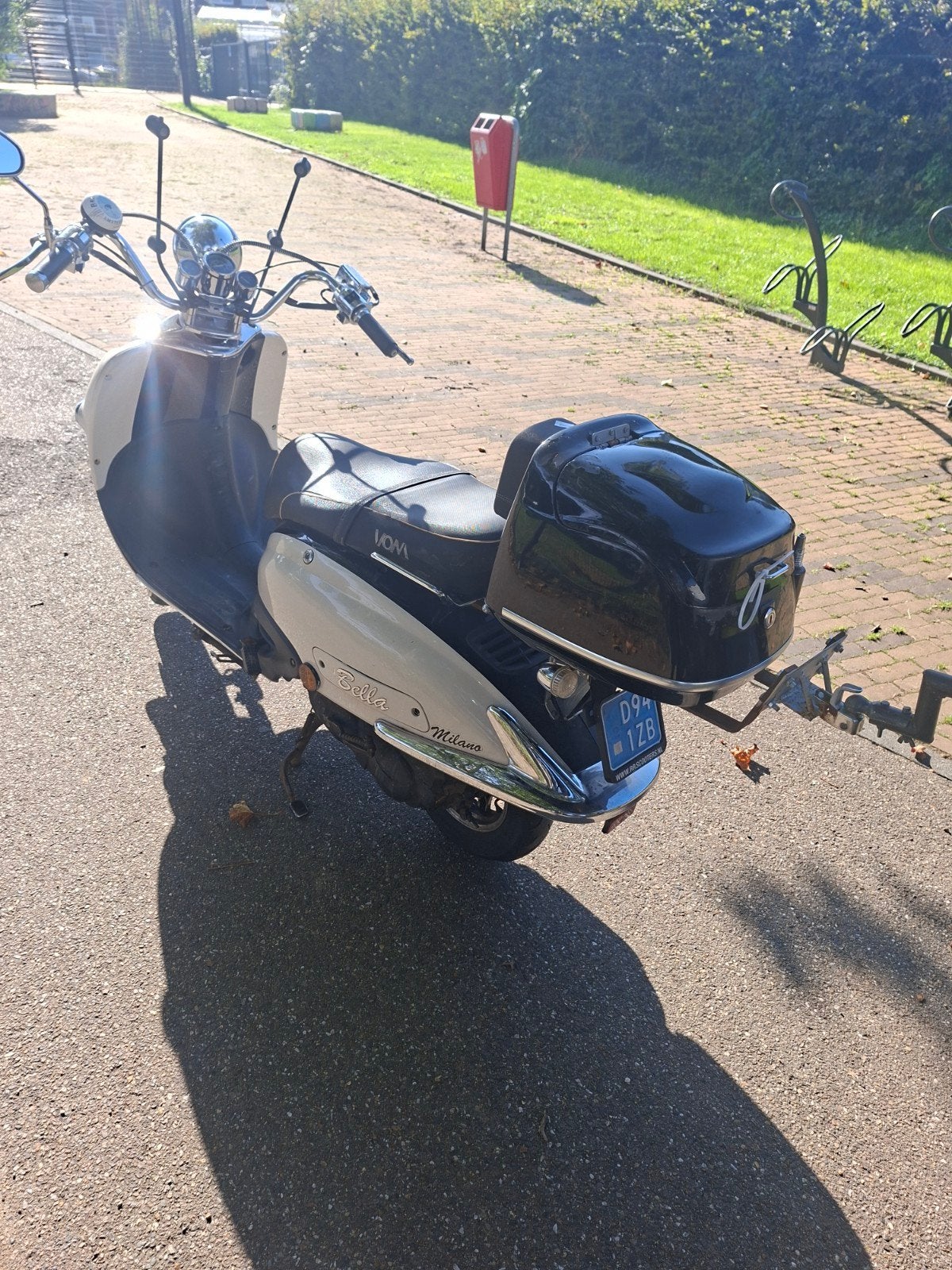 Scooter met viskar, Fietsen en Brommers, Ophalen of Verzenden, Gebruikt, Benzine