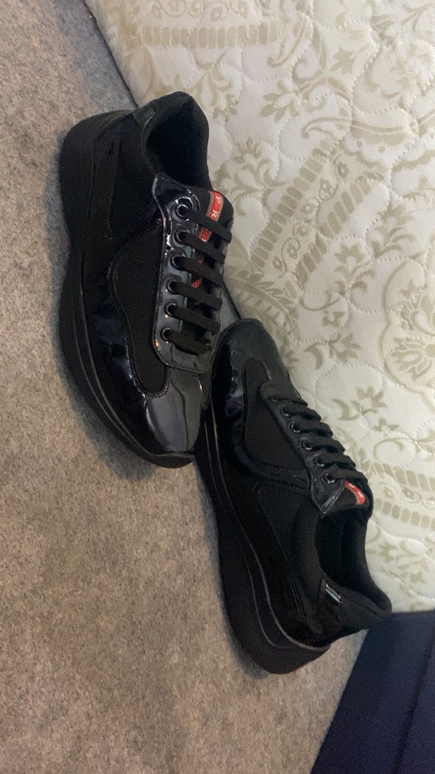 Prada Cups maat 43/44, Ophalen, Zwart, Sneakers of Gympen, Zo goed als nieuw